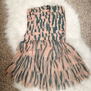 Kate Moss Topshop Tube Top Ruffled Dress